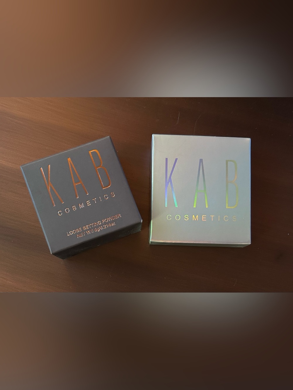 KAB COSMETICS LOOSE SETTING POWDER & BRONZED BABE GLOW POWDER